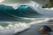 震撼！巴厘岛遭遇毁灭性海啸